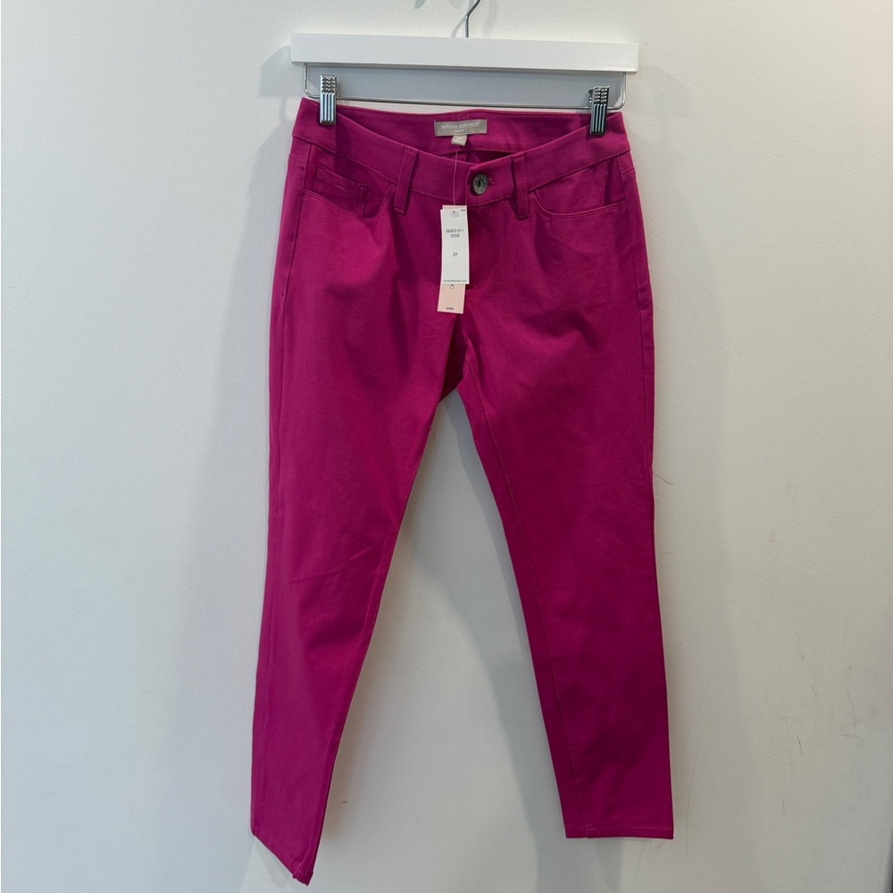 Banana Republic Fuchsia Ankle Jeans - Picture 2 of 6
